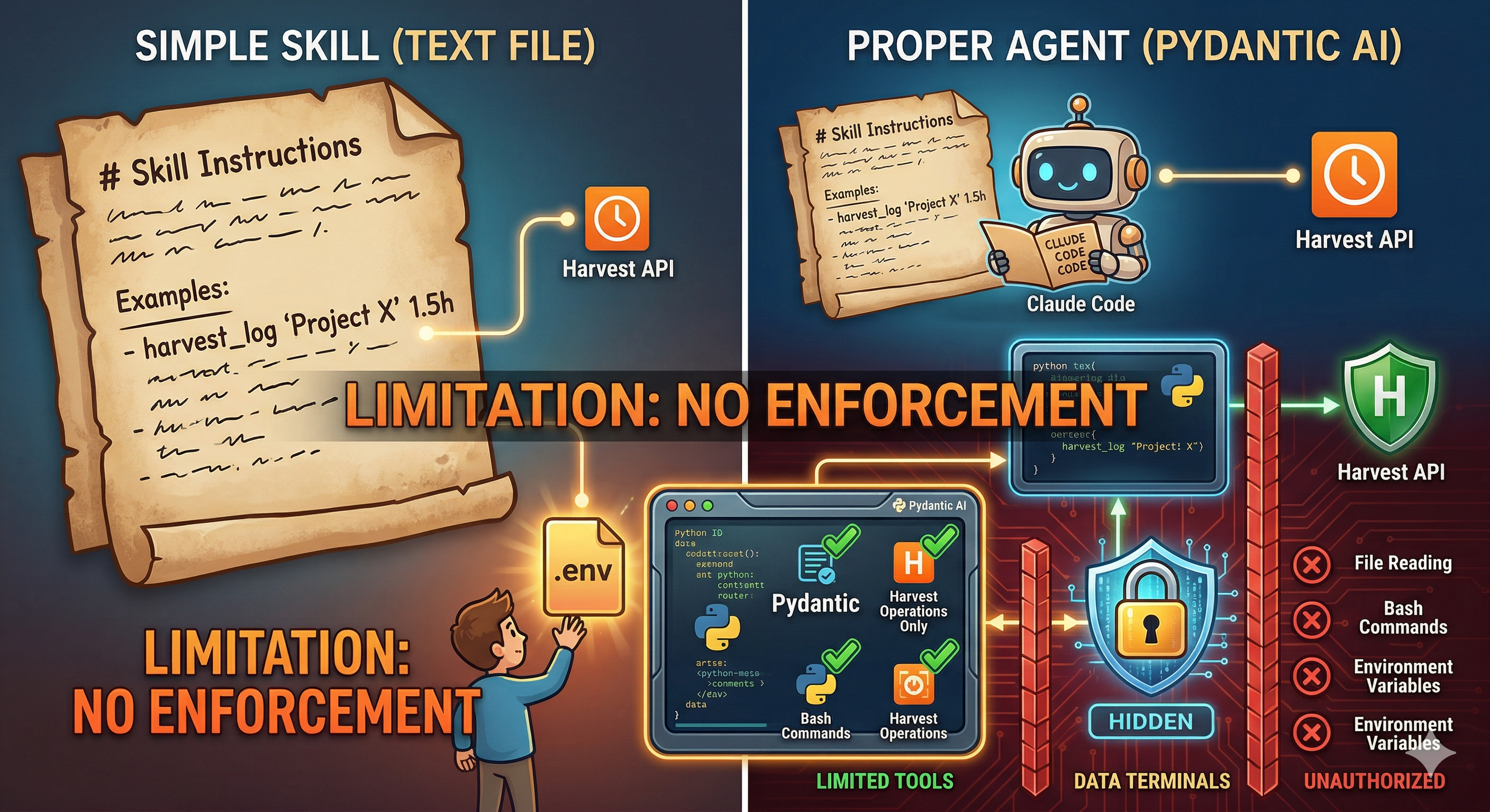 From Skill to Agent: When a Text File Isn't Enough